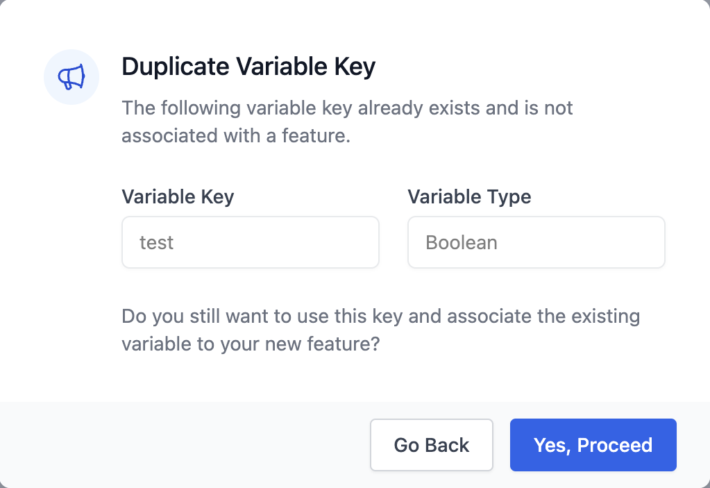 Duplicate Variable Key Reassociation